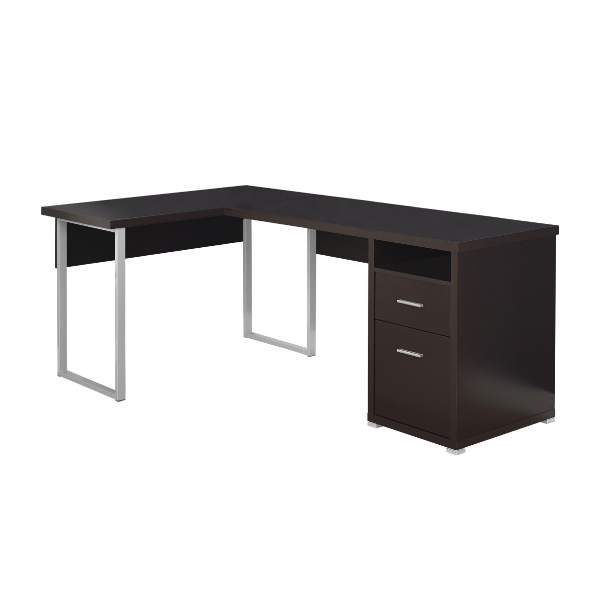 80 In. Cappuccino Left Or Right Facing Computer Desk