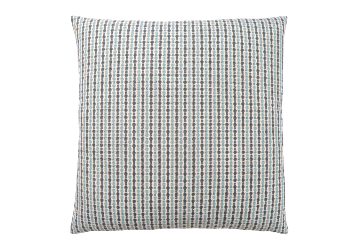 I 9230 18 X 18 In. Pillow With Abstract Dot, Light Blue & Grey
