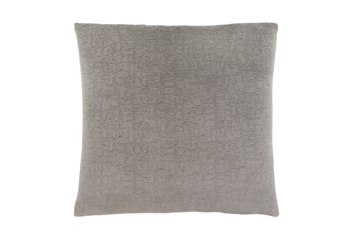 I 9272 18 X 18 In. Pillow With Mosaic Velvet, Grey