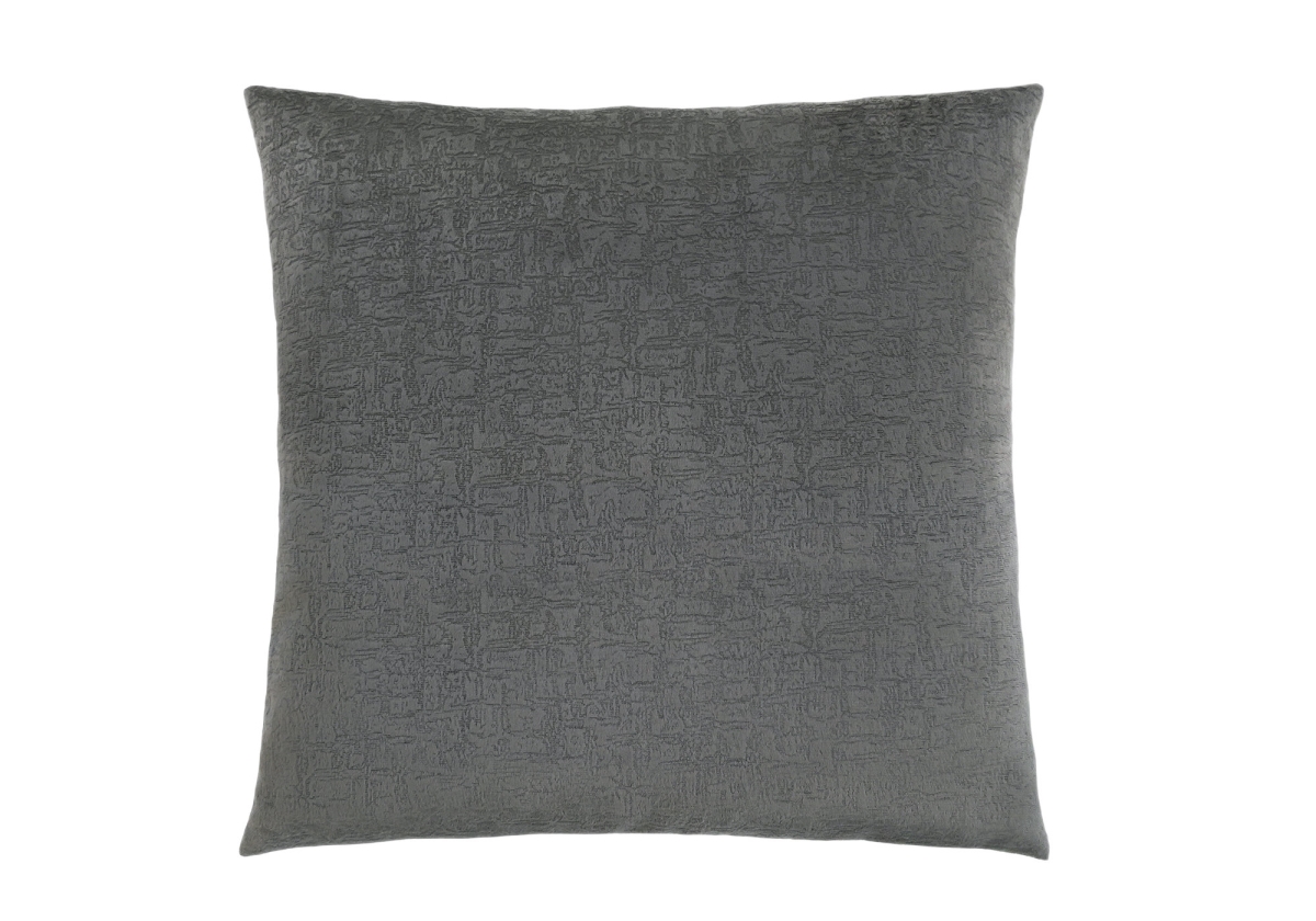 I 9274 18 X 18 In. Pillow With Mosaic Velvet, Dark Grey