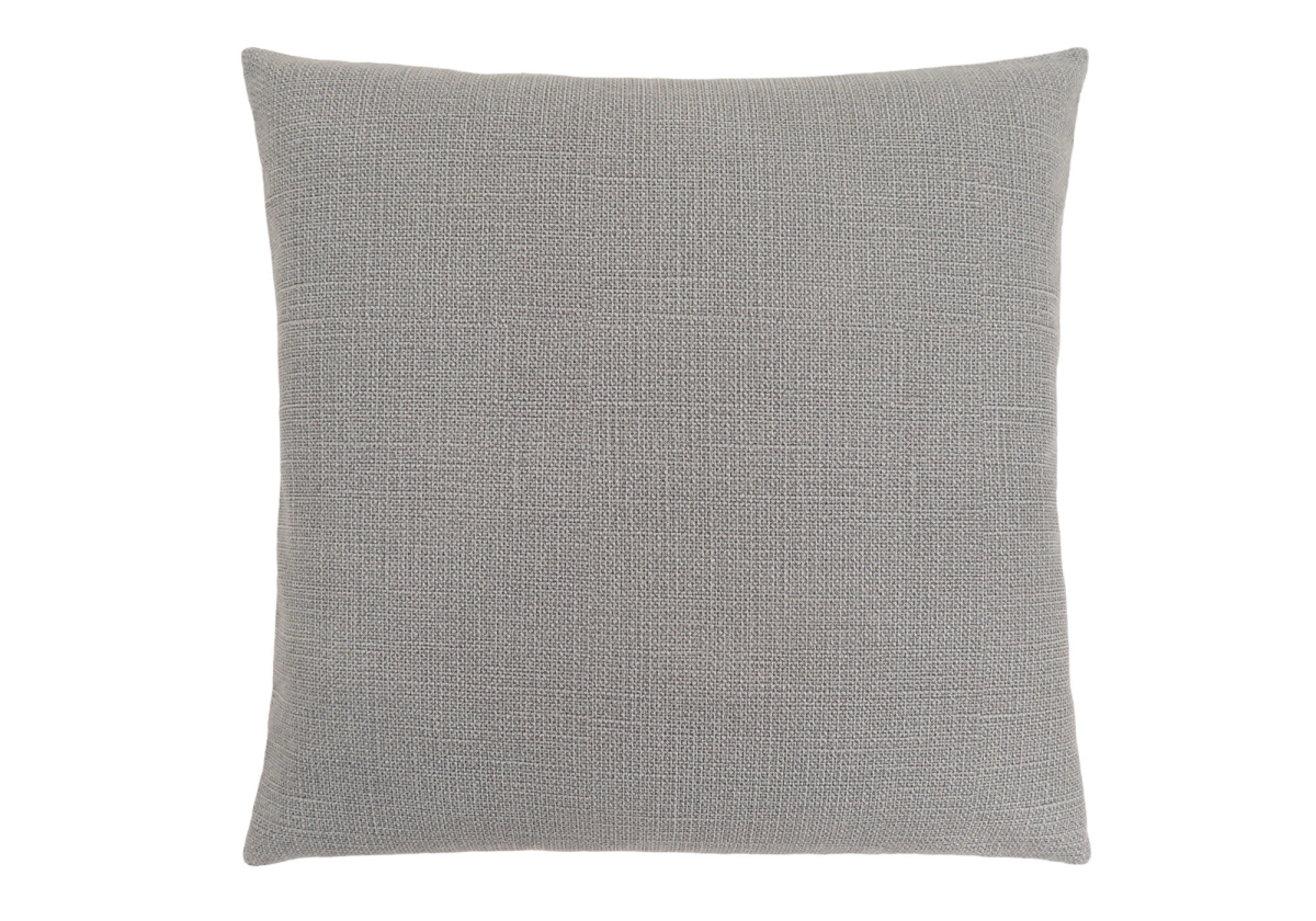 I 9294 18 X 18 In .pillow With Patterned, Light Grey