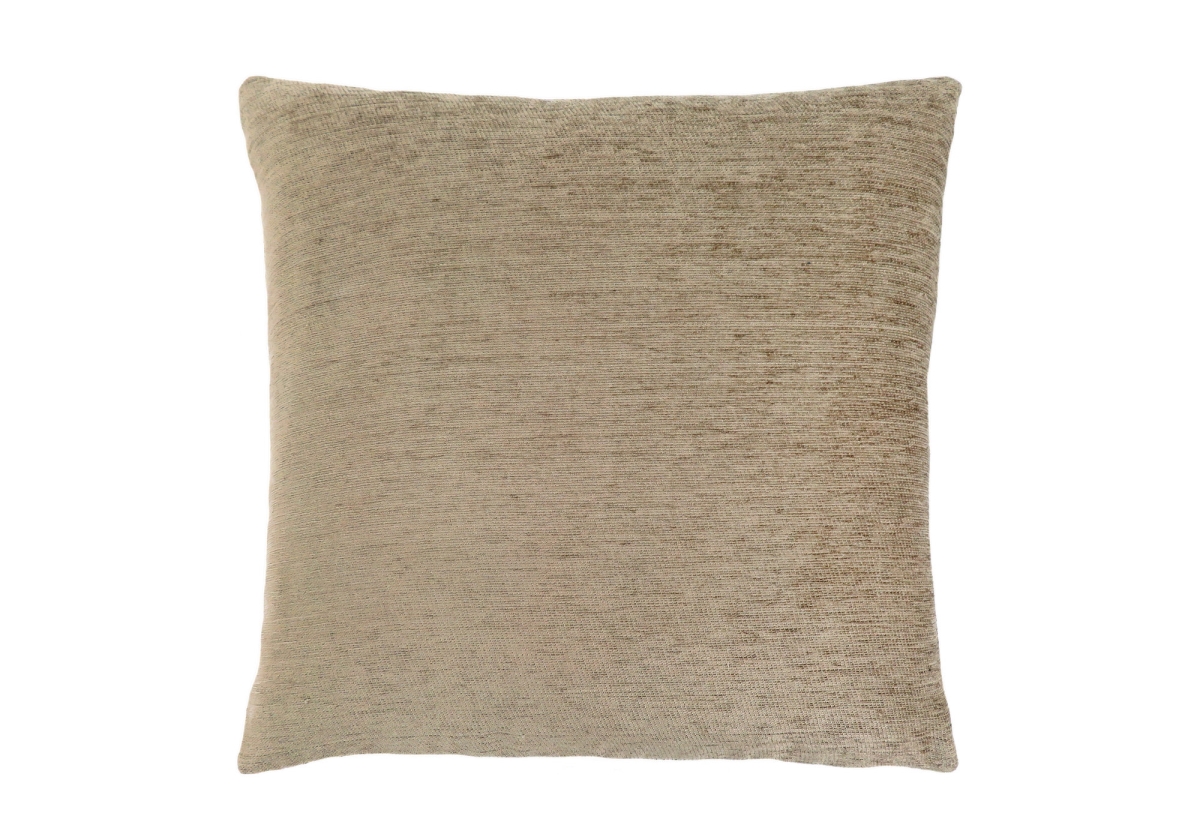 I 9296 18 X 18 In. Pillow With Solid Design, Tan