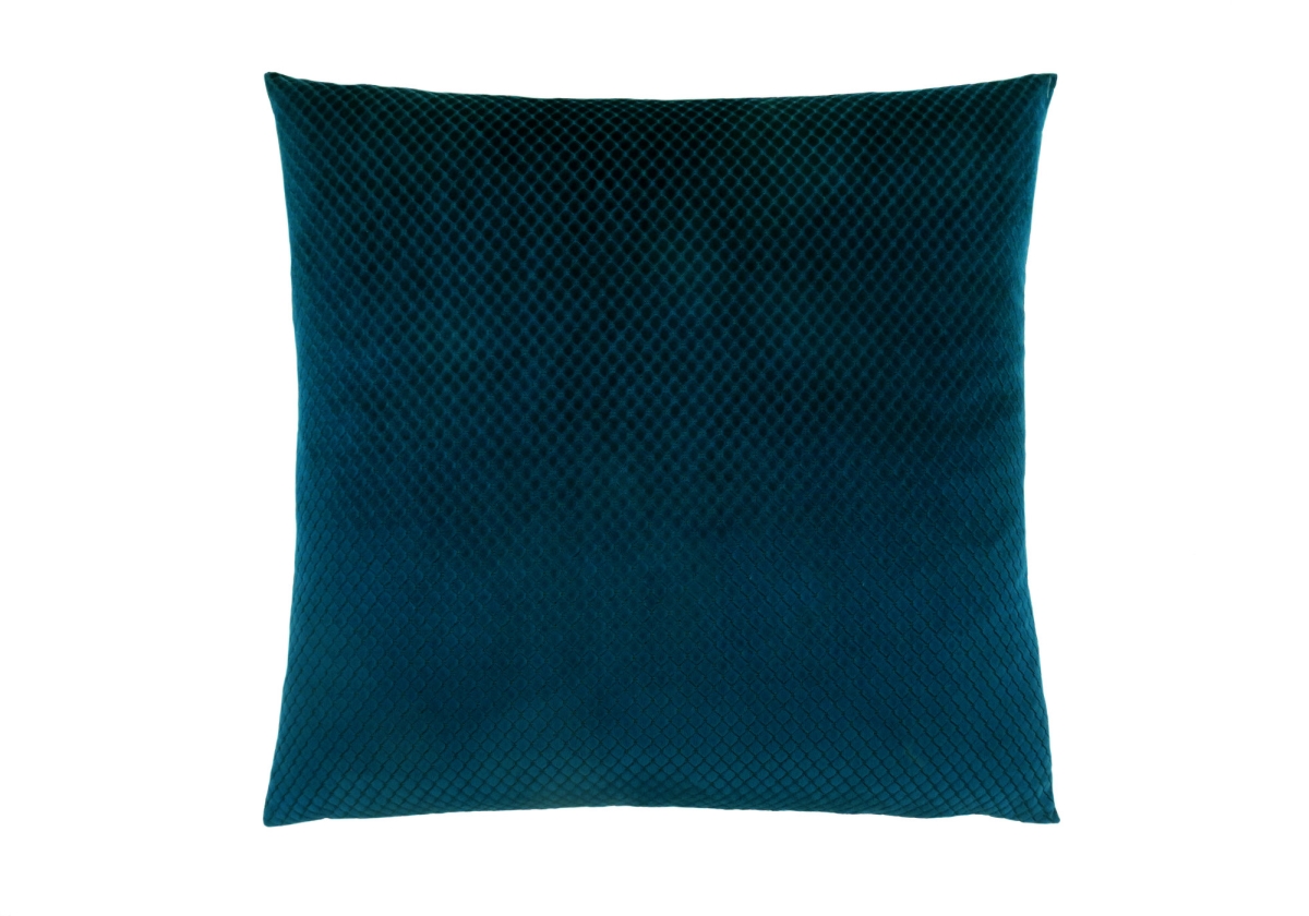 I 9308 18 X 18 In. Pillow With Diamond Velvet, Steel Blue