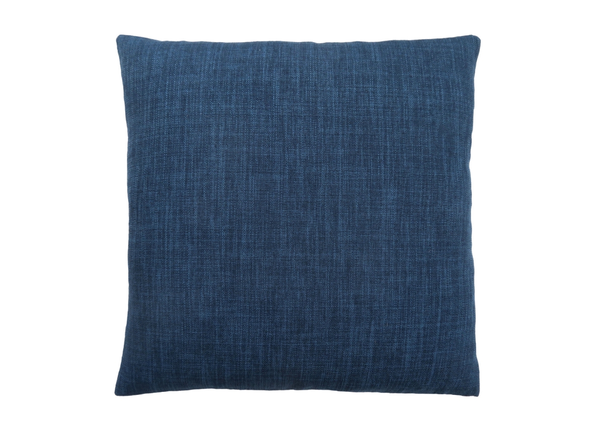 I 9314 18 X 18 In. Pillow With Linen Patterned, Dark Blue