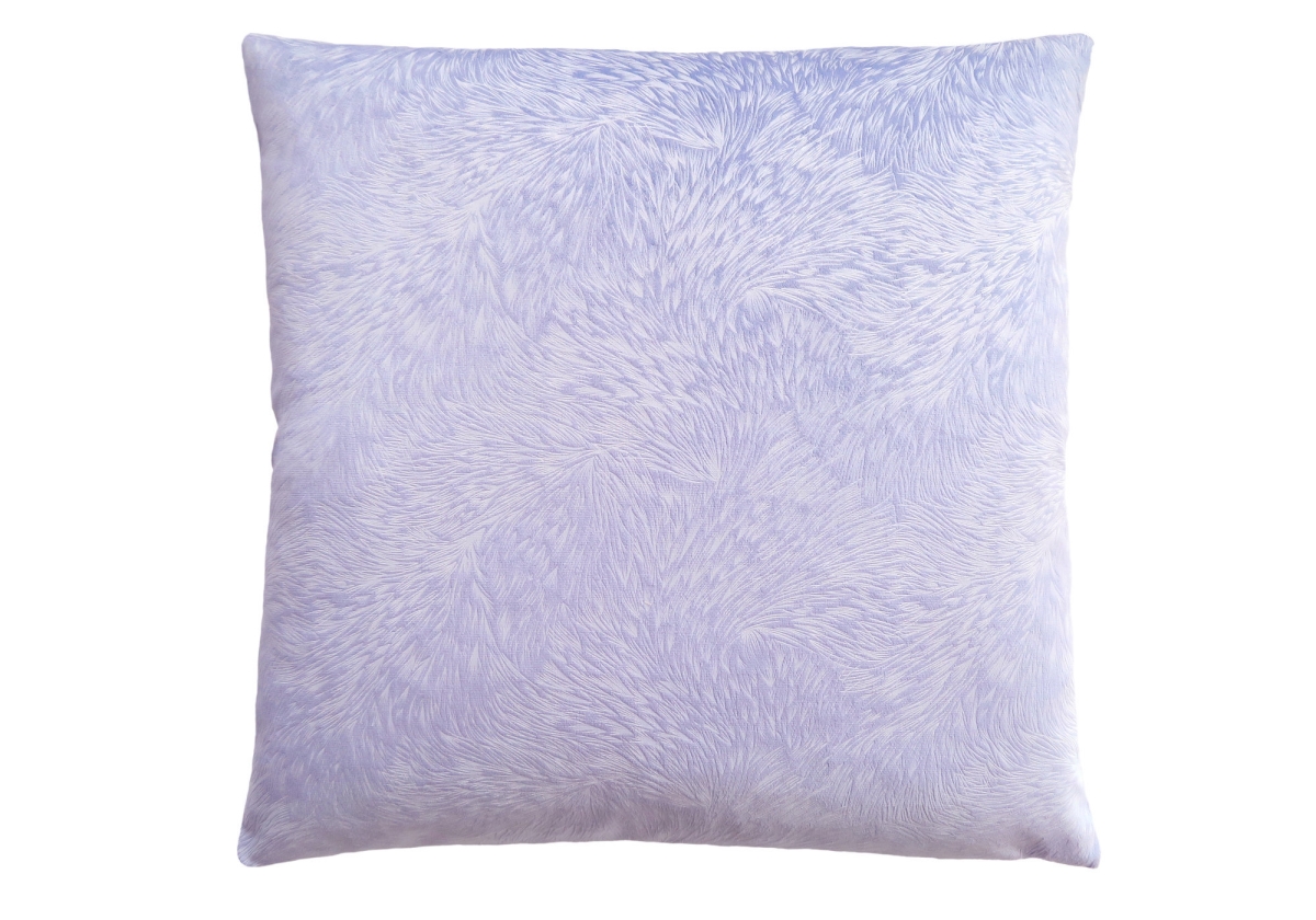 I 9324 18 X 18 In. Pillow With Feathered Velvet, Light Purple