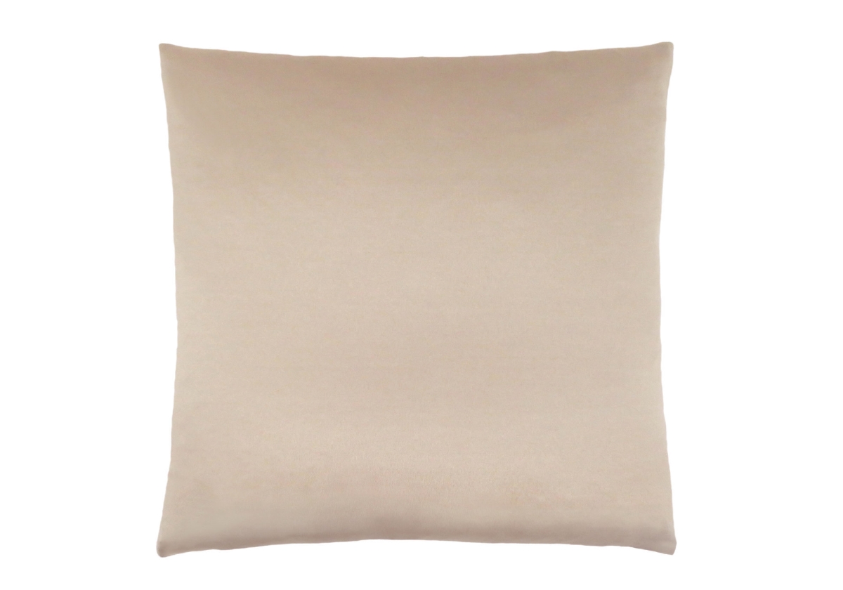 I 9334 18 X 18 In. Pillow With Solid Pattern, Gold Satin