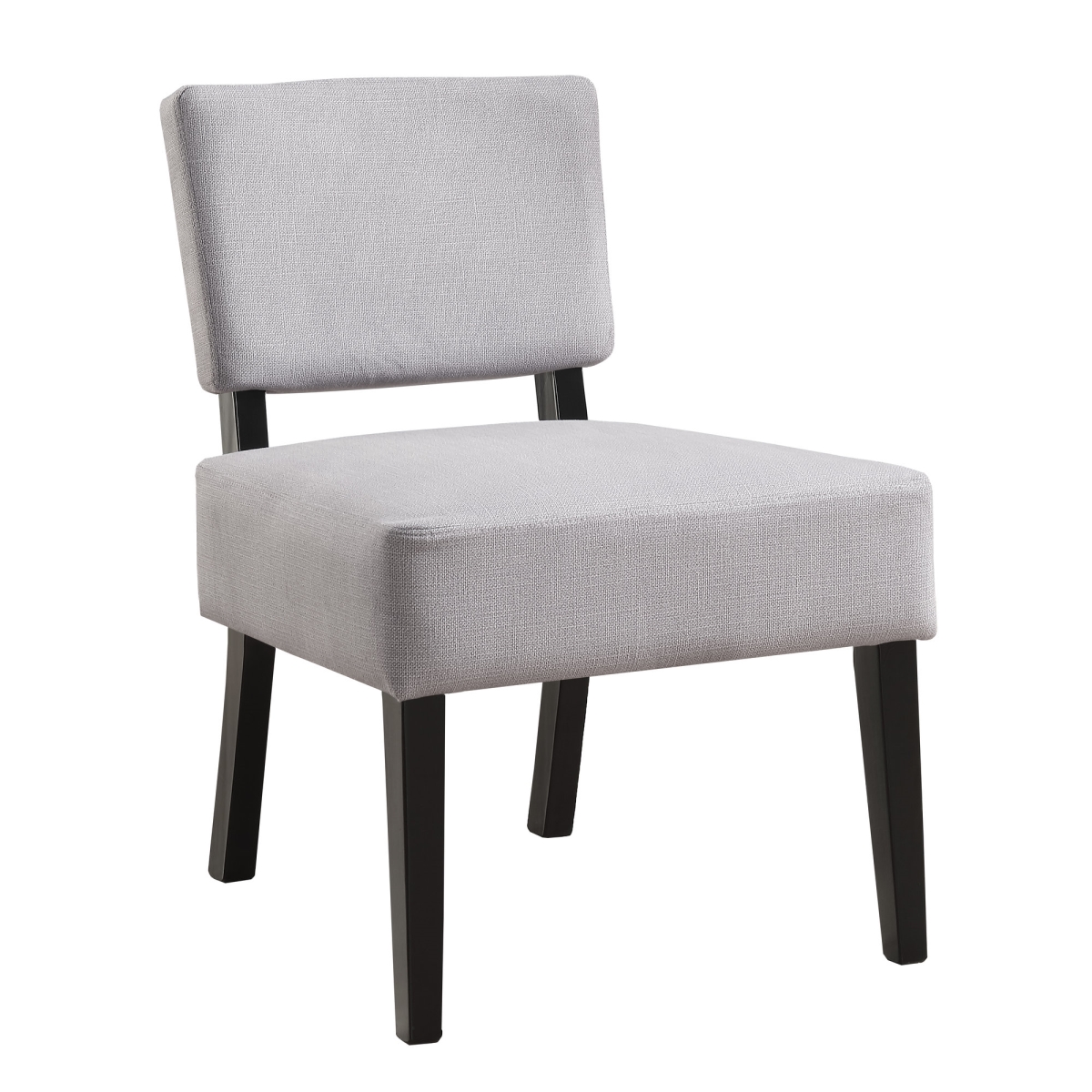 I 8276 Accent Chair, Light Grey Fabric