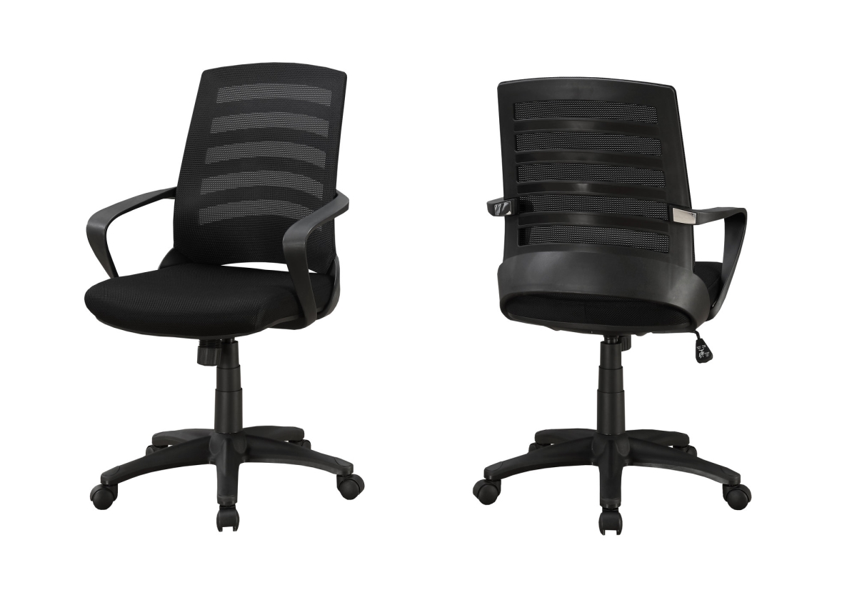 I 7224 Office Chair - Black, Black Mesh & Multi Position