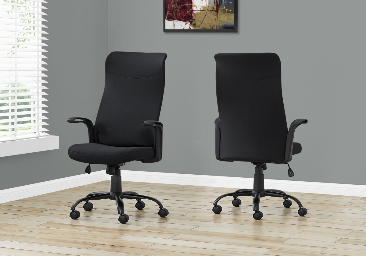 I 7248 Black Fabric Multi Position Office Chair