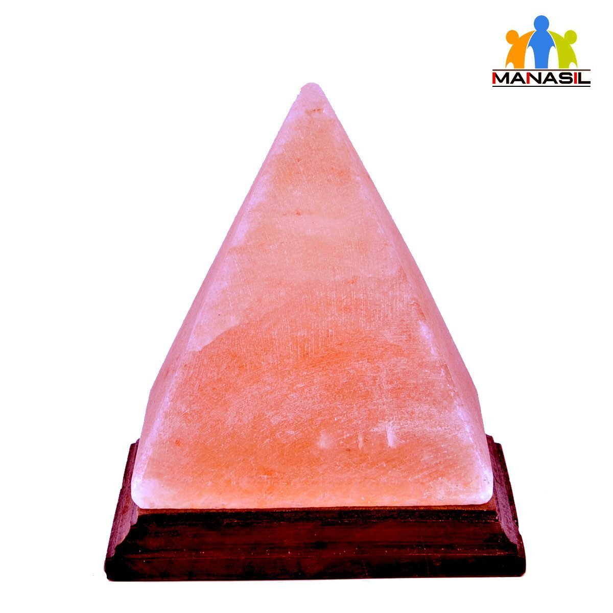 Gs-01 7 In. Himalayan Salt Natural Lamp - Pyramid - 6-8 Lbs