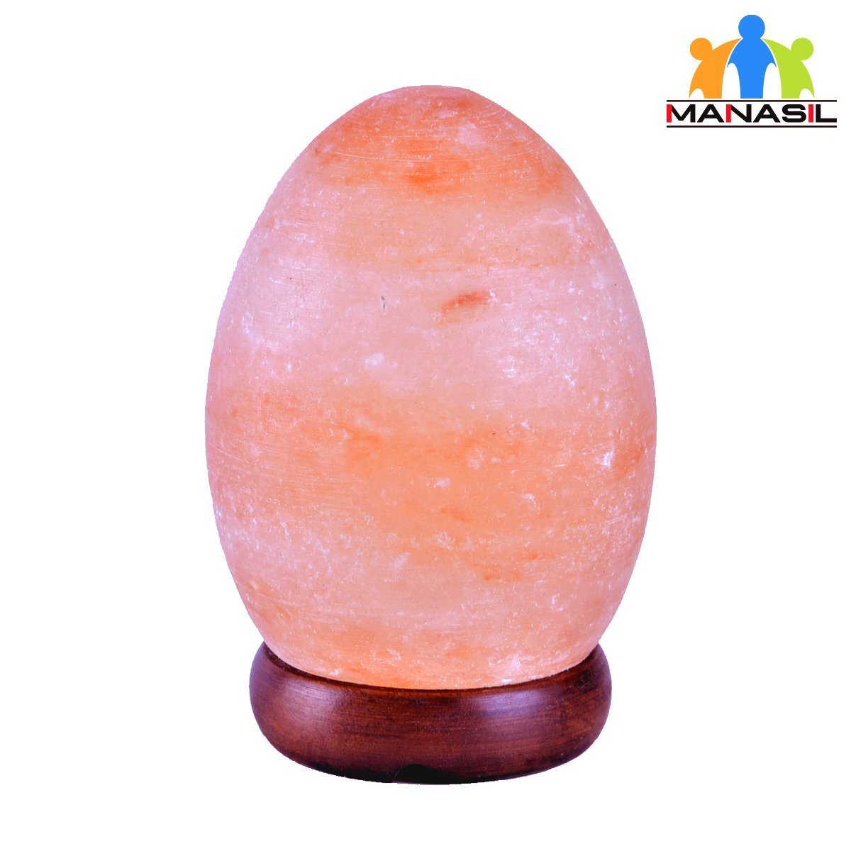 Gs-08 7 In. Himalayan Salt Lamp Natural - Egg Shape - 6-8 Lbs