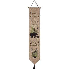 Tbpwhw 9 X 41 In. What Happens In The Woods Bell Pull Tapestry & Wall Hanging