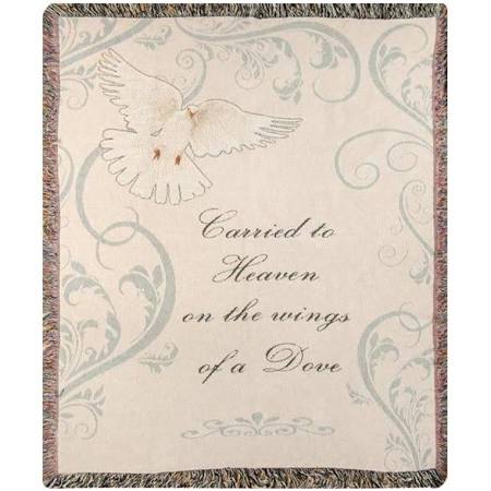 Atchvn 50 X 60 In. Carried To Heaven Tapestry Throw Blanket