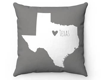 Sdpltb 12 In. I Love You Texas & Back Dye Throw Pillow