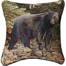 Tllwbb 17 X 17 In. Leading The Way Black Bears Pillow