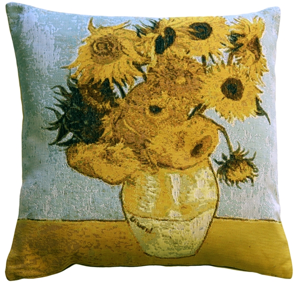 Slvase 18 In. Sunflowers In Vase Dye 100 Hours Throw Pillow