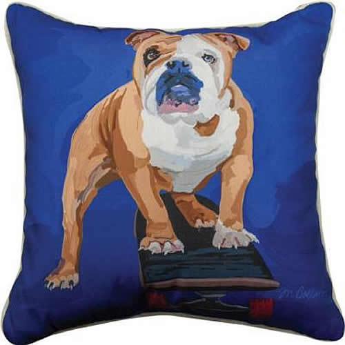 Slbudg 18 X 18 In. Rodney The Bulldog Dye Pillow