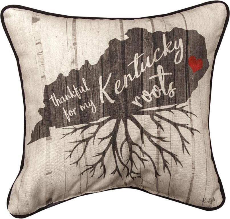 Sdptky 18 X 18 In. Thankful For My Roots Kentucky Kal 12 Dtp Pillow