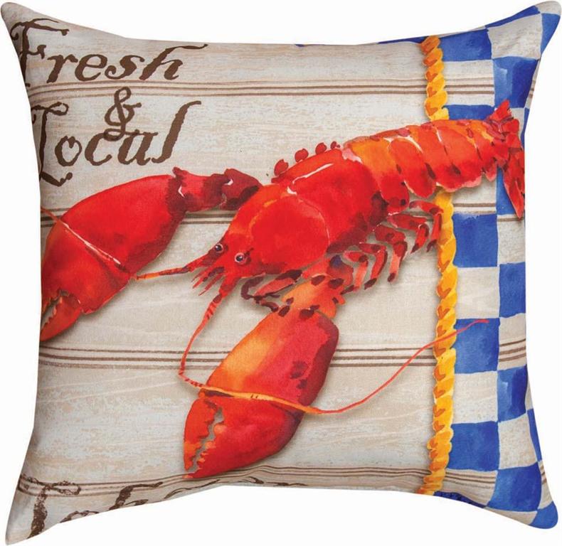 Slaalb 18 X 18 In. 100 Hr Arianna Lobster Brt Pillow