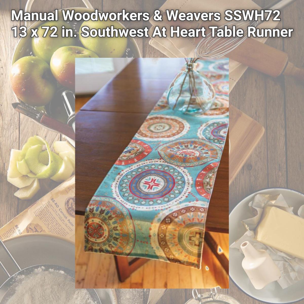 Picture of Manual Woodworkers & Weavers SSWH72 13 x 72 in. Southwest At Heart Table Runner