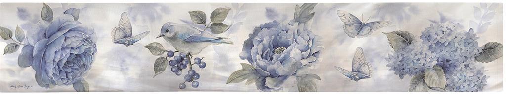 SSPB72 13 x 72 in. Spring Blue Table Runner