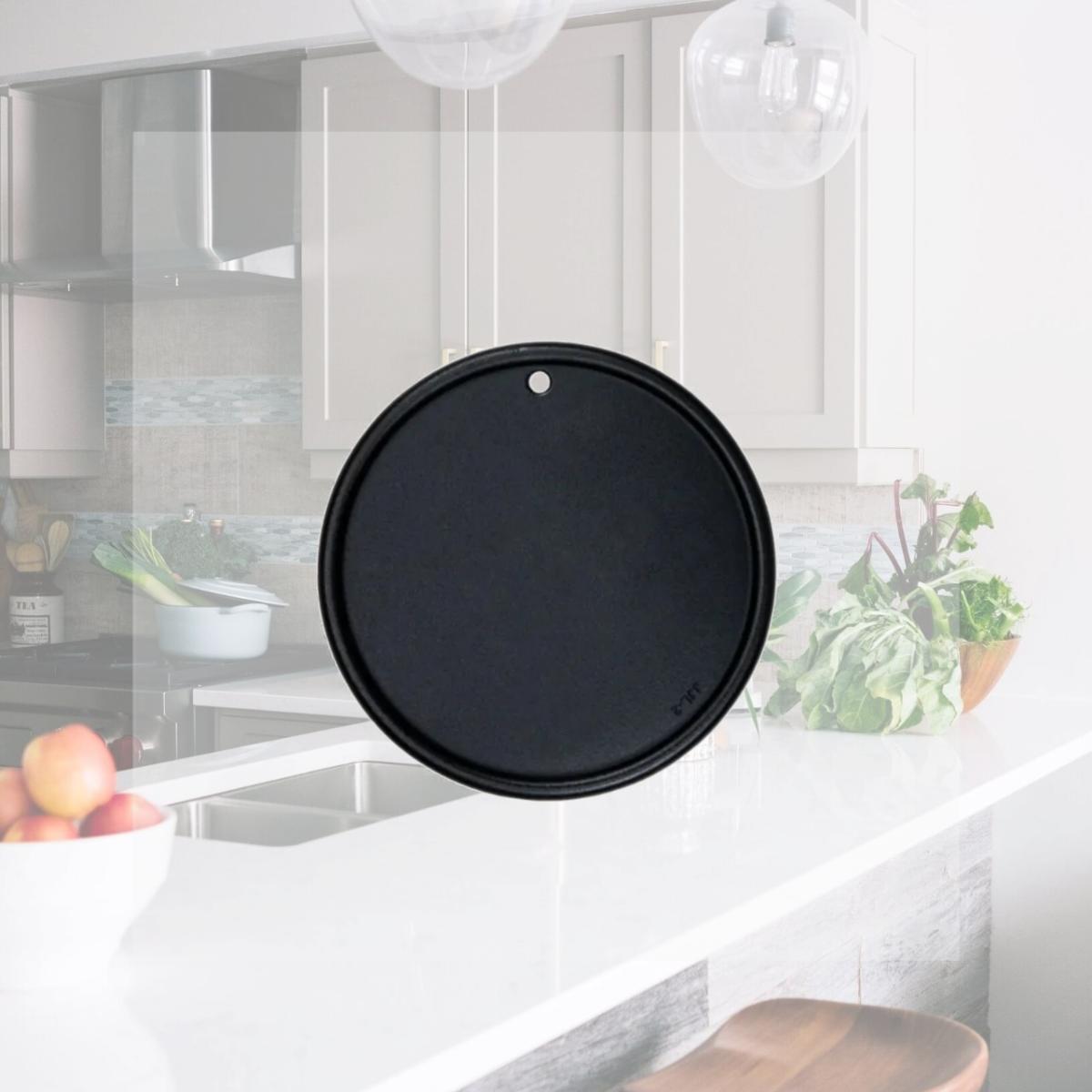 Picture of Monument Grill A200 12 in. Round Cast Iron Cooking Plate, Black
