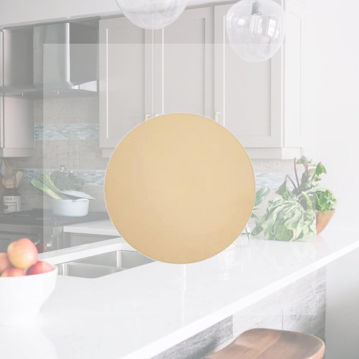 Picture of Monument Grill A202 12 in. Round Cordierite Pizza Stone, Tan