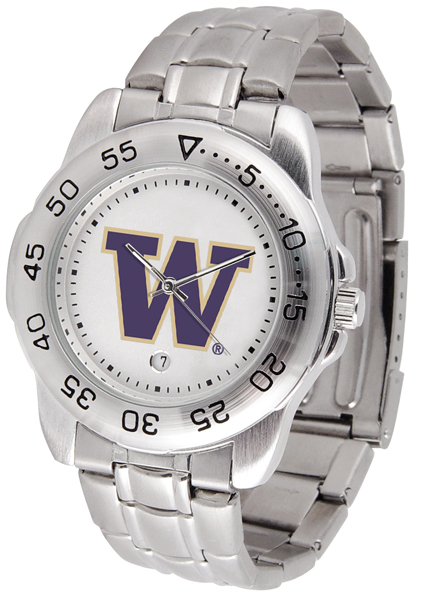Suntime St-co3-wah-sportm Washington Huskies Sport Steel Watch