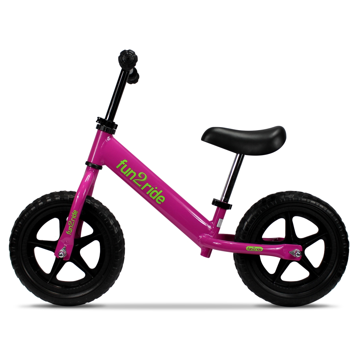 F2r-pk Unisex Lightweight Kids Balance Bike With 12 In. Puncture Resistant Tires, Pink