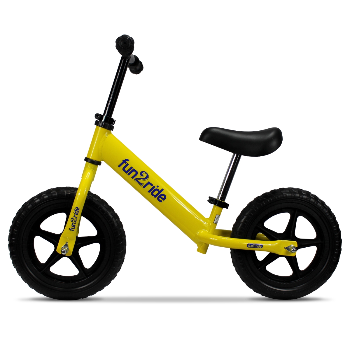 F2r-yl Unisex Lightweight Kids Balance Bike With 12 In. Puncture Resistant Tires, Yellow
