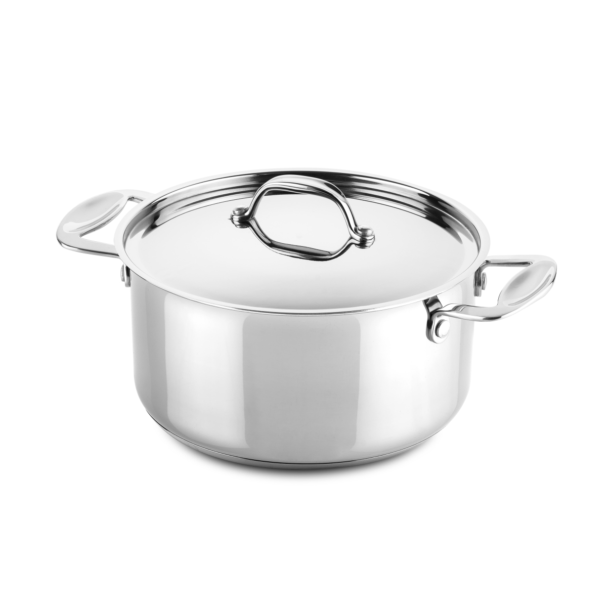 30212120 2 In. Glamour Stone Casserole Soup Pot With Lid