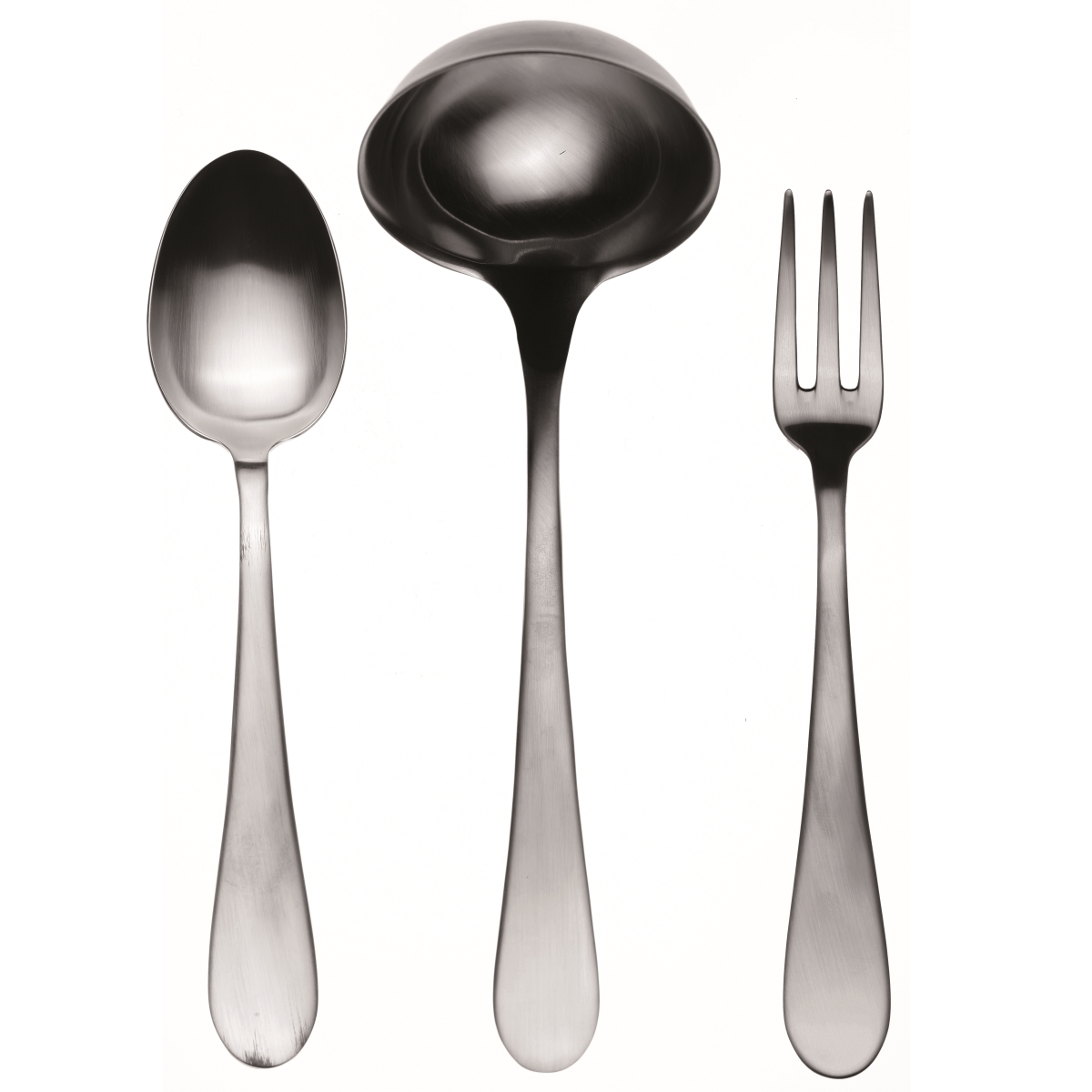 104222003 Natura Ice Serving Set Fork Spoon & Ladle - 3 Piece