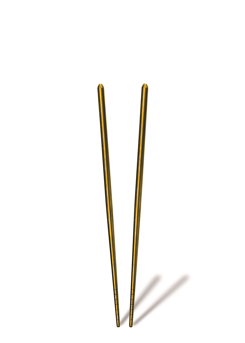 10001128o Chopsticks Set Oro - 2 Piece