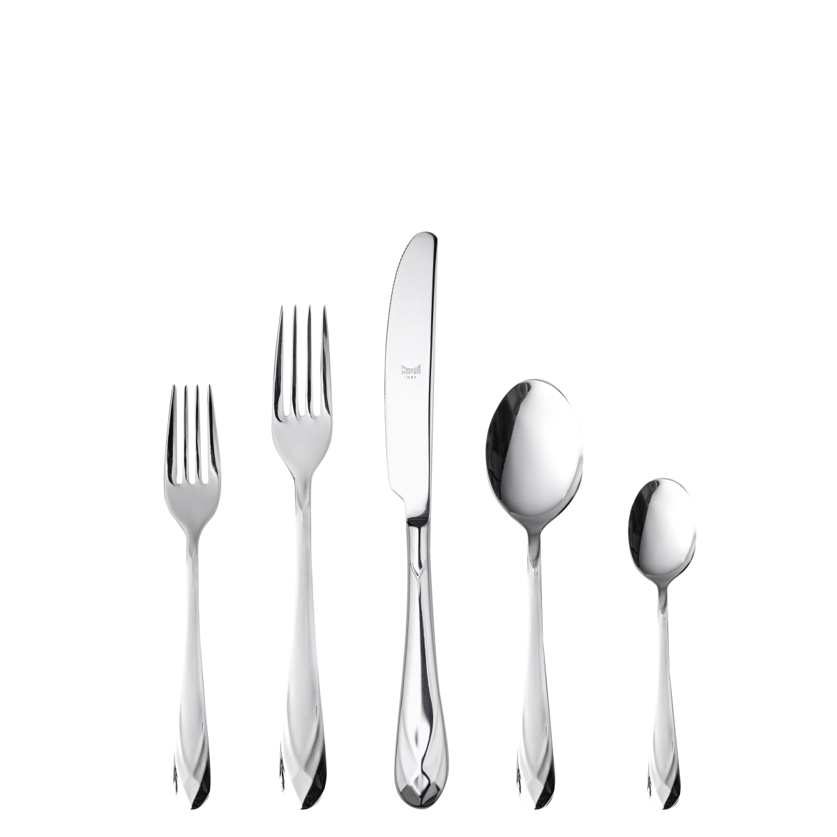 100922005 Stainless Steel Place Setting - Diamante - 5 Piece