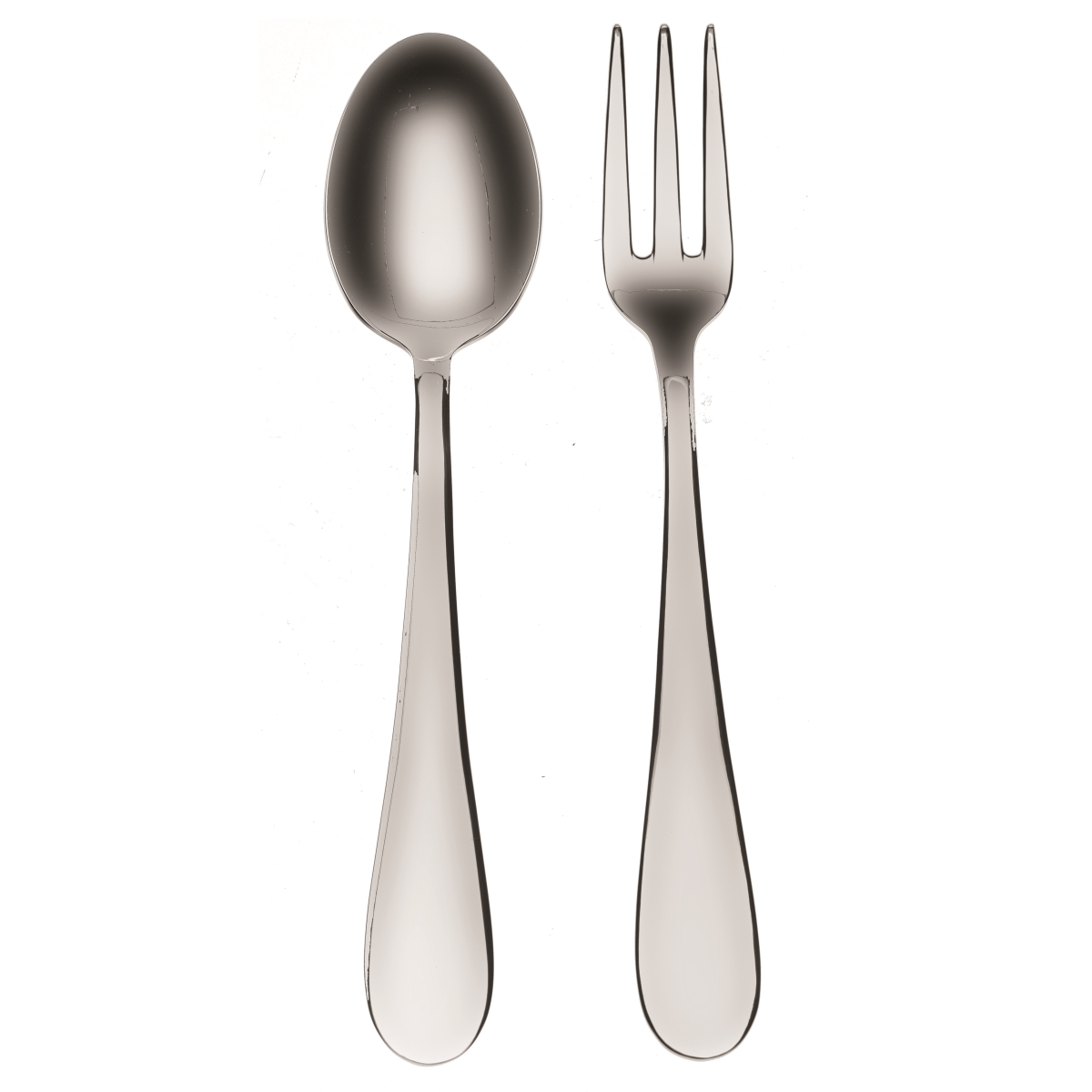 104222110 Natura Ice Serving Set Fork & Spoon