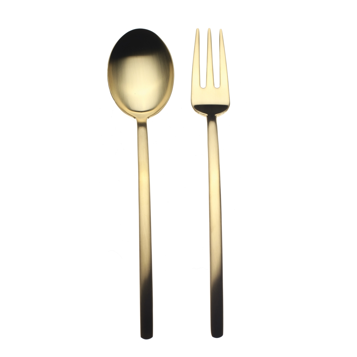 108022110 Serving Set Fork & Spoon - Due Ice Oro
