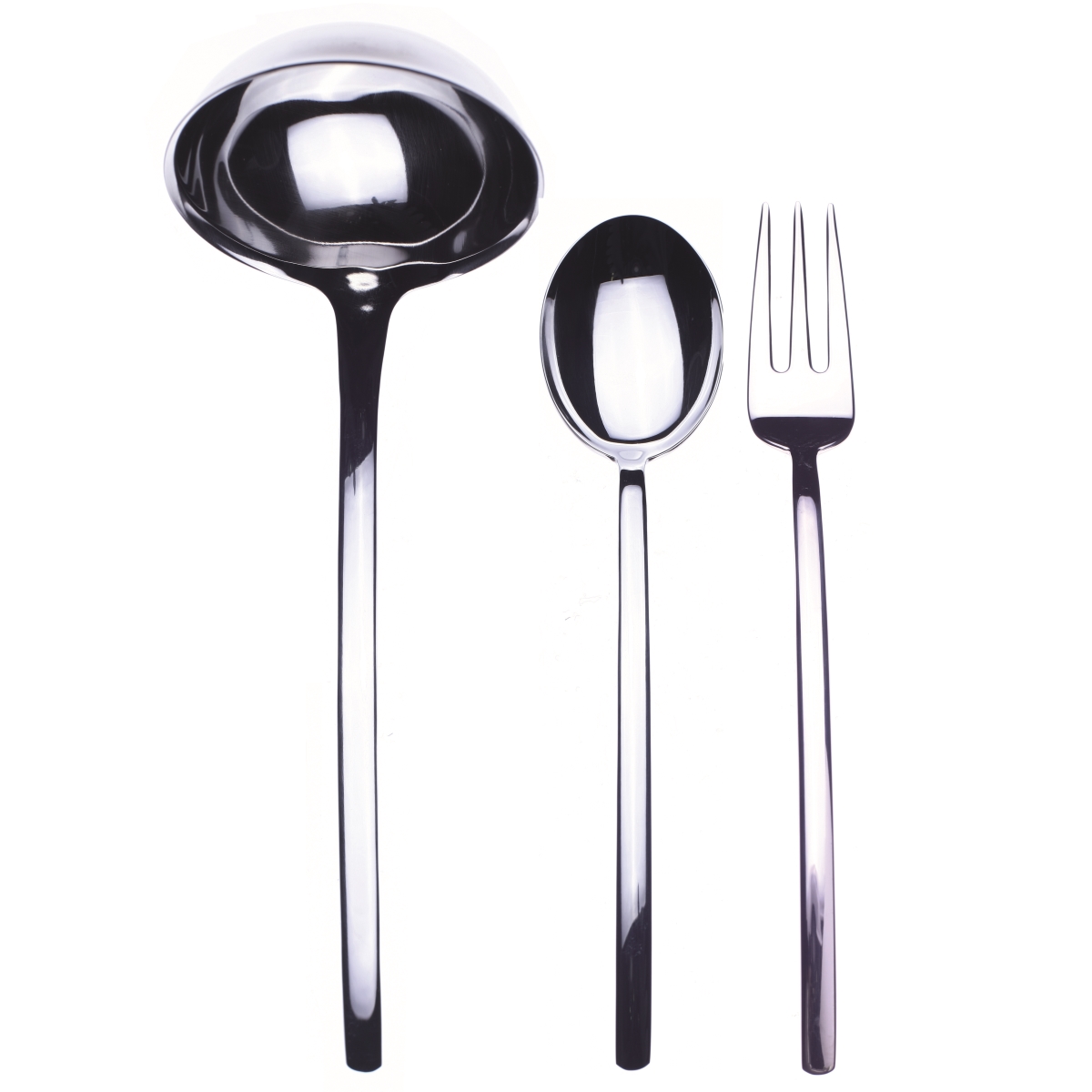 104422003 Serving Set Fork Spoon & Ladle - Due - 3 Piece