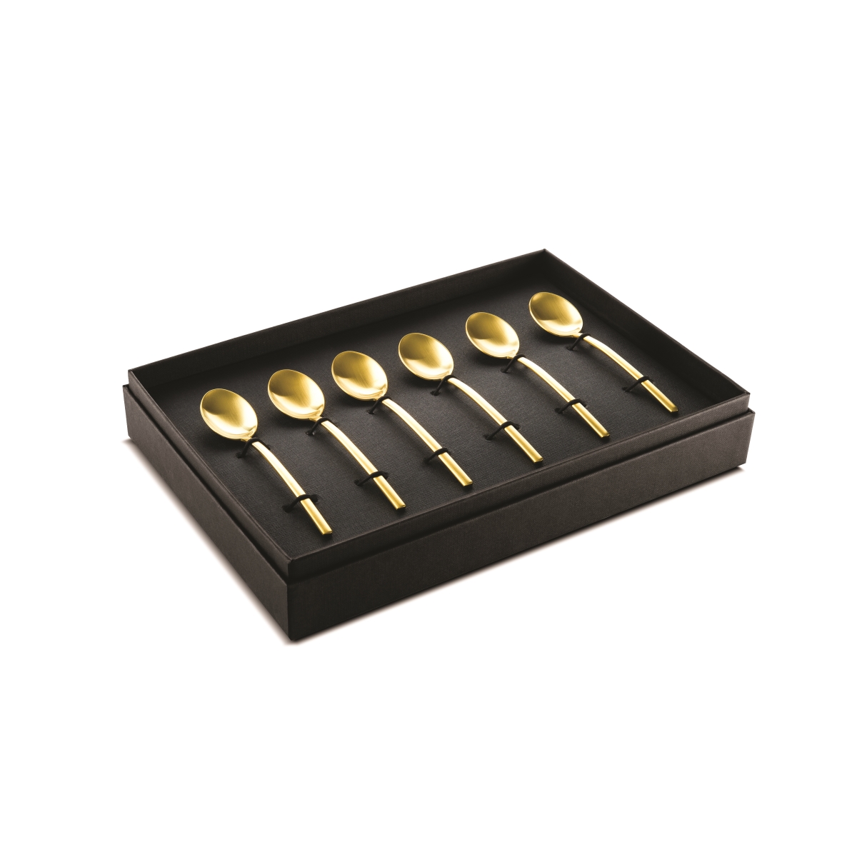 108044107 Due Ice Oro - Coffee Spoon Set - 6 Piece