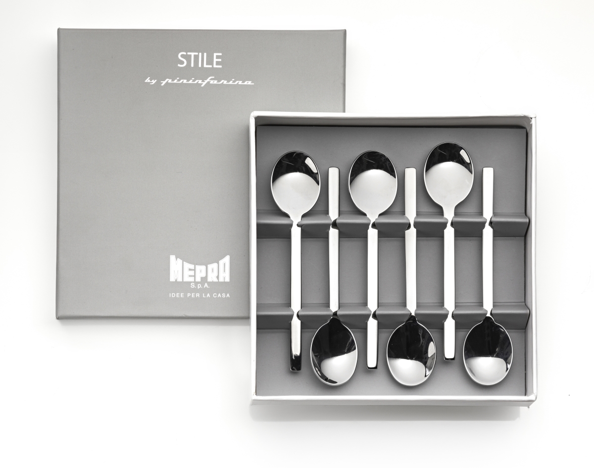 107544608 Stile Moka Stainless Steel Teaspoon In Gift Box - 6 Piece