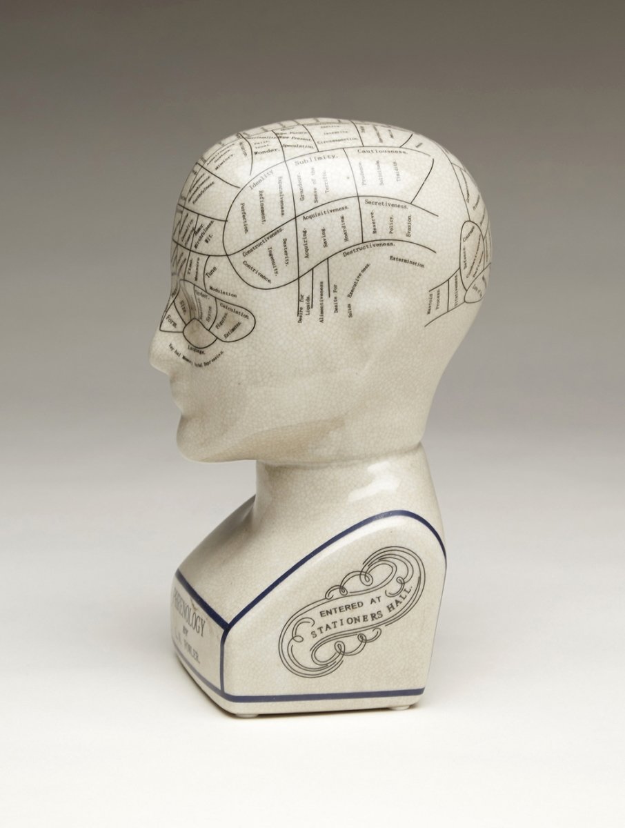Picture of AA Importing 59898 Crackle Phrenology Head Figurine