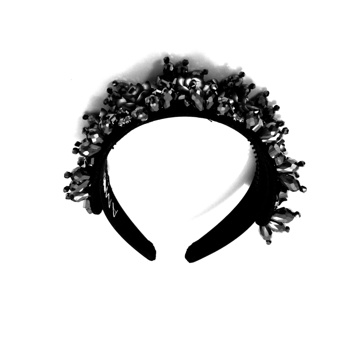 Gemheadblk Gem Headband - Black