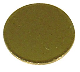 14k Plumb Gold Disk 18ga - 1.02 & 4.76 Mm