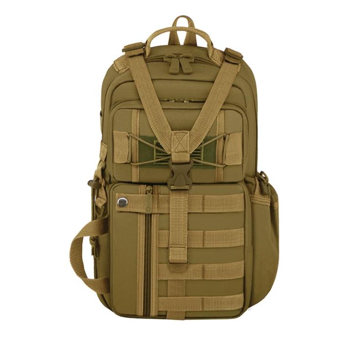Rt525-tan Cross-body Single Strap Backpack, Tan