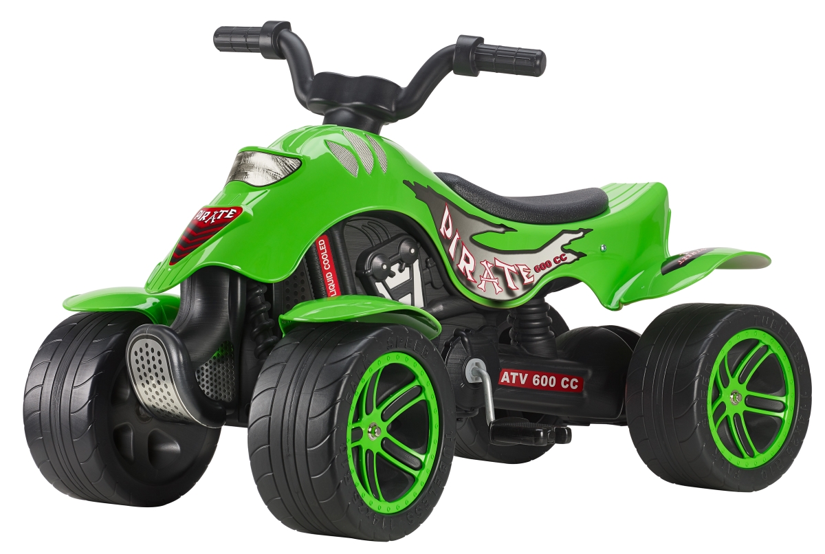Fa609 Quad Pirate Ride-on Toy, Green - Age 3 Plus Year