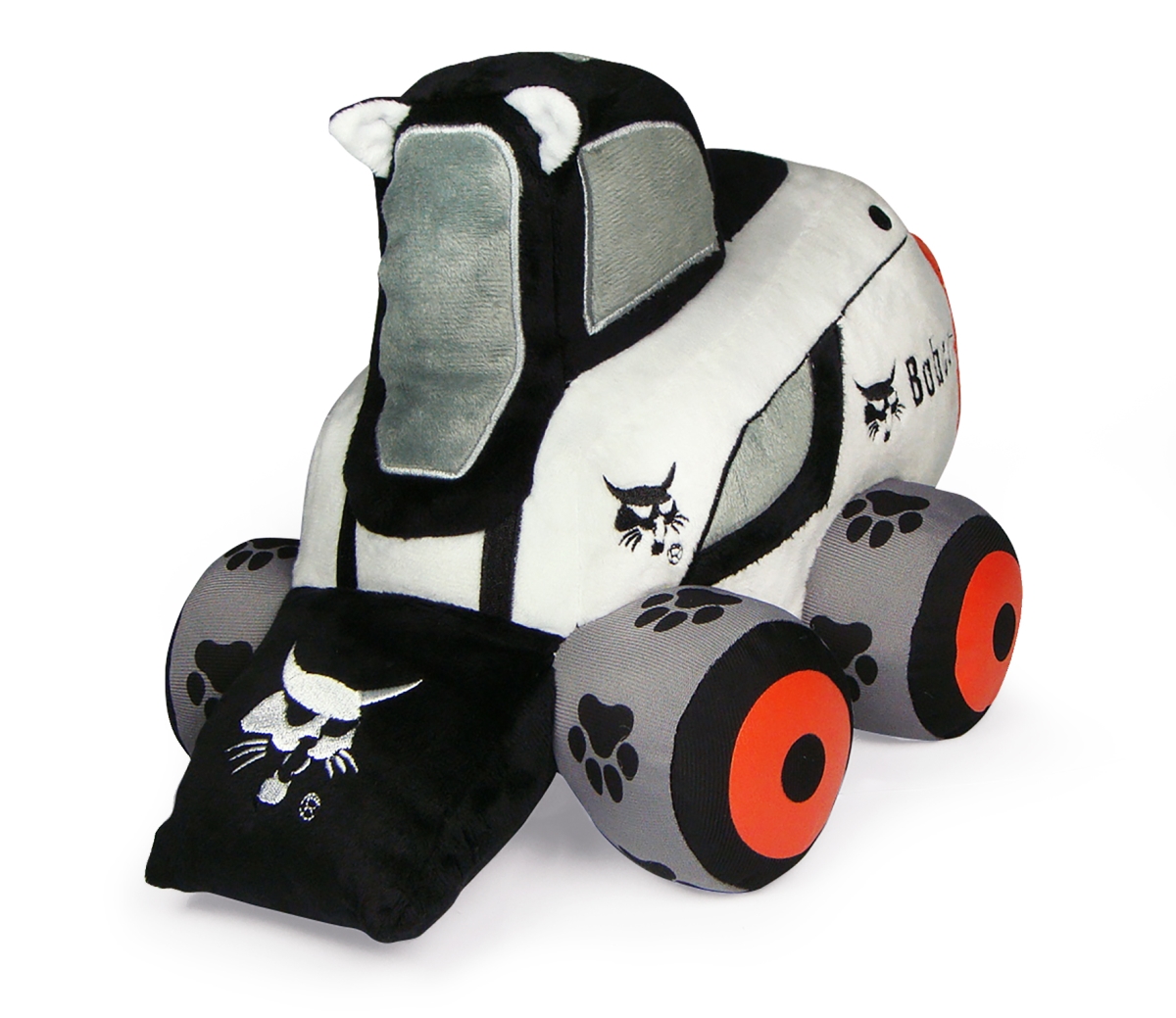 Uhk1108 Bobcat Skid Wheel Loader Plush Toy