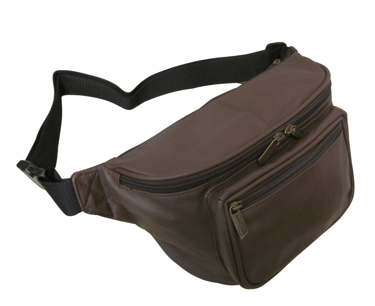 Picture of Amerileather 7320-4 Jumbo Size Leather Fanny Pack