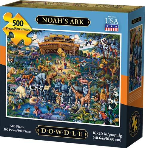 00004 16 X 20 In. Noahs Ark Jigsaw Puzzle - 500 Piece