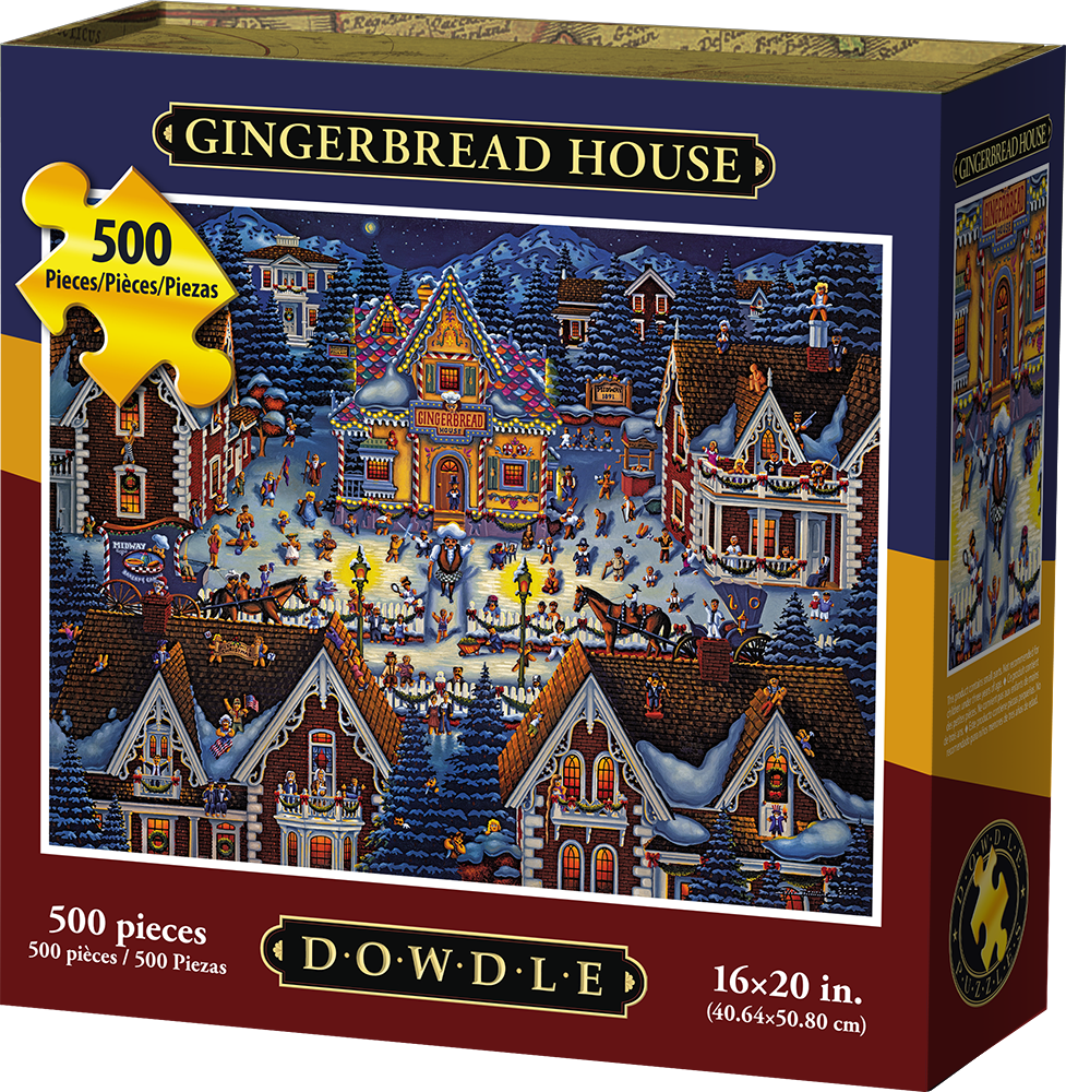 00013 16 X 20 In. Gingerbread House Jigsaw Puzzle - 500 Piece