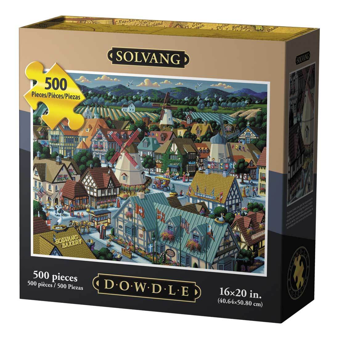 00052 16 X 20 In. Solvang Jigsaw Puzzle - 500 Piece