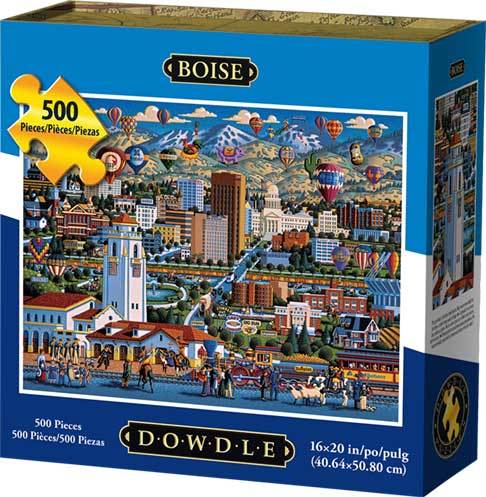 00075 16 X 20 In. Boise Jigsaw Puzzle - 500 Piece